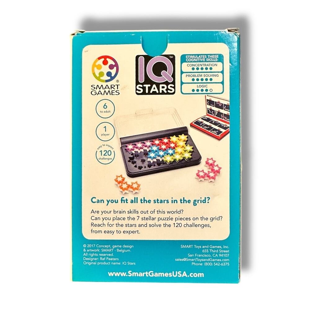 SmartGames IQ Stars Puzzle Game